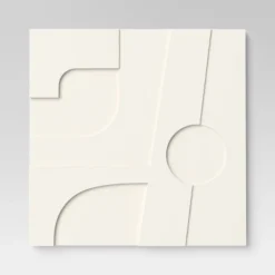 (Set Of 4) 12" X 12" 3D Decorative Graphic Tiles White - Threshold™ -Safavieh Store GUEST d74db4f4 916a 401e 9c76 2a1f0b149efd