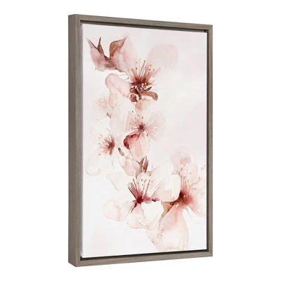 16" X 23" Watercolor Blossoms II Framed Canvas Wall Art - Amanti Art 3 16" X 23" Watercolor Blossoms II Framed Canvas Wall Art - Amanti Art