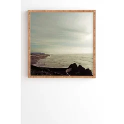 Chelsea Victoria A Day At The Beach Bamboo Framed Wall Art - Deny Designs -Safavieh Store GUEST d7f5aacc fda8 465b 98c0 25f655178c0e