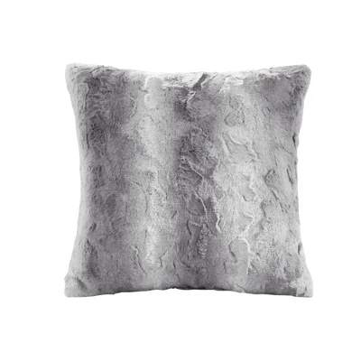 20"x20" Oversize Marselle Faux Fur Square Throw Pillow - Madison Park 8 20"x20" Oversize Marselle Faux Fur Square Throw Pillow - Madison Park - Image 6