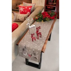 11.5"x18.5" White Christmas Lumbar Throw Pillow - Pillow Perfect 9 11.5"x18.5" White Christmas Lumbar Throw Pillow - Pillow Perfect -Safavieh Store GUEST d87c3b10 64ff 4ccb bead 984de650078c