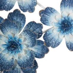 Metal Floral Wall Decor Blue - Olivia & May -Safavieh Store GUEST d8c28393 f934 4636 9a2b 98f491b0531a