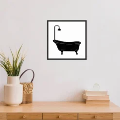 16" X 16" Bathroom Puns II No Words By Becky Thorns Framed Canvas Wall Art Black - Amanti Art 8 16" X 16" Bathroom Puns II No Words By Becky Thorns Framed Canvas Wall Art Black - Amanti Art -Safavieh Store GUEST d93c97c0 a064 4298 9490 bba7adc91c7b