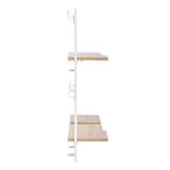 4pc Framed Wall Shelf Set White/Maple - Danya B. -Safavieh Store GUEST de48411e 4338 4cfd bcad 28e61accadb7