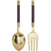 Set Of 2 Aluminum Metal Utensils Spoon And Fork Wall Decors - Olivia & May -Safavieh Store GUEST df58c340 1bc3 4a22 8141 375db40483b3