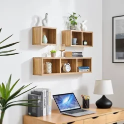 3pc Bauhaus Floating Geometric Cubby Wall Shelf Set - Danya B. 23 3pc Bauhaus Floating Geometric Cubby Wall Shelf Set - Danya B. -Safavieh Store GUEST e12dd721 a6df 42bc b1cd fdc1086d9c38