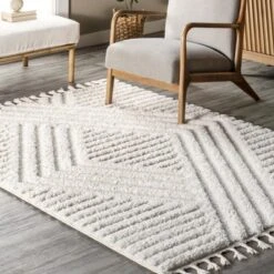 NuLOOM Risette Geometric Shag Tassel Area Rug -Safavieh Store GUEST e28485e0 2e93 4658 aa5d a8c1bf96dbd9
