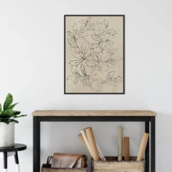 22" X 30" Outlined Leaves I By Asia Jensen Framed Canvas Wall Art Black - Amanti Art 13 22" X 30" Outlined Leaves I By Asia Jensen Framed Canvas Wall Art Black - Amanti Art -Safavieh Store GUEST e3ee7d71 6fa6 4dfc 8aa2 6295a04920e7