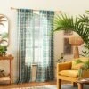 1pc Sheer Vines Burnout Window Curtain Panel Green - Opalhouse™ Designed With Jungalow™ -Safavieh Store GUEST e4443a31 f1d1 4db6 b0f4 90da97196c12 1