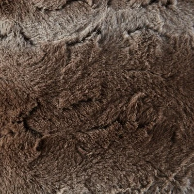 20"x20" Oversize Marselle Faux Fur Square Throw Pillow - Madison Park 5 20"x20" Oversize Marselle Faux Fur Square Throw Pillow - Madison Park - Image 3