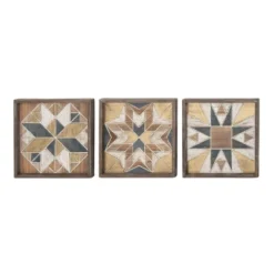 Wood Geometric Southwestern Wall Decor Set Of 3 - Olivia & May 12 Wood Geometric Southwestern Wall Decor Set Of 3 - Olivia & May -Safavieh Store GUEST e7f7a7cf dd36 4ff9 9c1b 4fe51aab0794