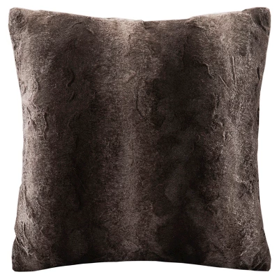 20"x20" Oversize Marselle Faux Fur Square Throw Pillow - Madison Park 13 20"x20" Oversize Marselle Faux Fur Square Throw Pillow - Madison Park - Image 11