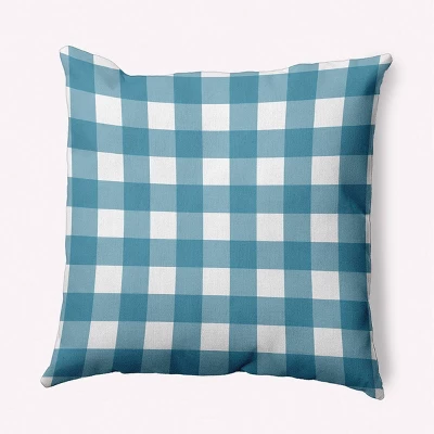 16"x16" Gingham Plaid Square Throw Pillow - E By Design 11 16"x16" Gingham Plaid Square Throw Pillow - E By Design - Image 9