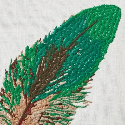 Park Designs Pheasant Run Embroidered Pillow - 10'' - Off-White 4 Park Designs Pheasant Run Embroidered Pillow - 10'' - Off-White - Image 2