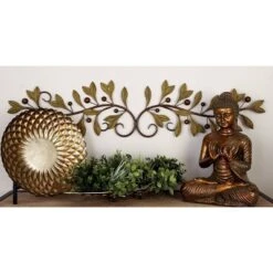 Traditional Metal Leaf Floral Wall Decor - Olivia & May -Safavieh Store GUEST efb0c5ff 38fe 4ff6 bbdf 1d8294c57822