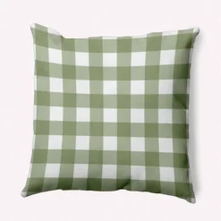 16"x16" Gingham Plaid Square Throw Pillow - E By Design 19 16"x16" Gingham Plaid Square Throw Pillow - E By Design -Safavieh Store GUEST f1a7bd53 bdb6 49ee a460 9c80514547ec