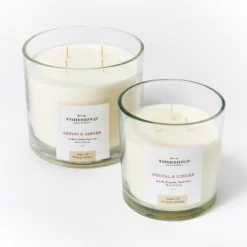 Clear Glass Santal & Ginger Candle White - Threshold™ Designed With Studio McGee -Safavieh Store GUEST f8468f42 e11b 4265 be90 0b4528f7c8a3