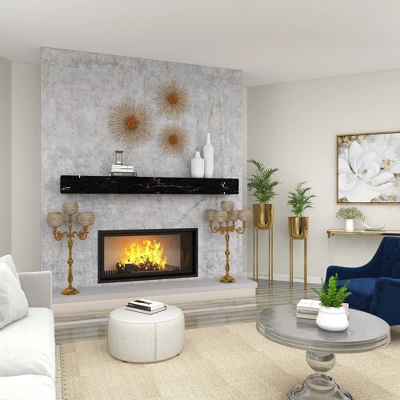 Set Of 3 Metal Starburst Wall Decors With Orb Detailing - Olivia & May 9 Set Of 3 Metal Starburst Wall Decors With Orb Detailing - Olivia & May - Image 7