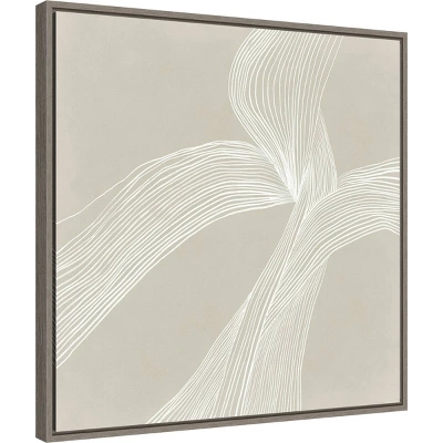 22" X 22" On The Same Wavelength II By Isabelle Z Framed Canvas Wall Art Gray Wash - Amanti Art 3 22" X 22" On The Same Wavelength II By Isabelle Z Framed Canvas Wall Art Gray Wash - Amanti Art