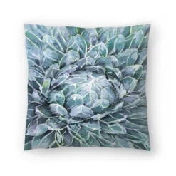 Agave Oil Painting By Tanya Shumkina Throw Pillow - Americanflat -Safavieh Store GUEST fb6d6c33 46ba 4120 9a54 490a7f179299