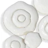 Snowy Petals Metal Wall Sculpture White - StyleCraft