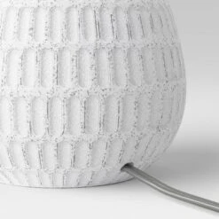 Ceramic Textured Table Lamp Base White - Threshold™ 7 Ceramic Textured Table Lamp Base White - Threshold™ -Safavieh Store GUEST fc9f4ede e288 4863 a616 ae078ed887a0