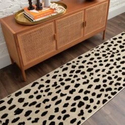 Daffodil Leopard Print Woven Rug - Threshold™ -Safavieh Store GUEST fd7ce3b6 e6f3 40a7 83d7 ec02ffd3ec0b