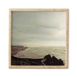 Chelsea Victoria A Day At The Beach Bamboo Framed Wall Art - Deny Designs -Safavieh Store GUEST fdc7f4d9 63d8 4da3 a6ad 0564ebdce09f