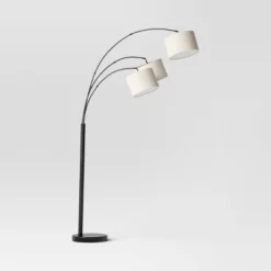 Avenal 3-Head Shaded Arc Floor Lamp Black - Threshold™ -Safavieh Store GUEST fe123fcf 6ac6 48b7 bb18 feb836d7775f