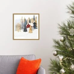 16" X 16" Christmas Chalet I Tree By Victoria Borges Framed Canvas Wall Art - Amanti Art 10 16" X 16" Christmas Chalet I Tree By Victoria Borges Framed Canvas Wall Art - Amanti Art -Safavieh Store GUEST ff2070f6 1f41 46fa baa6 5b8fb8dc16c5