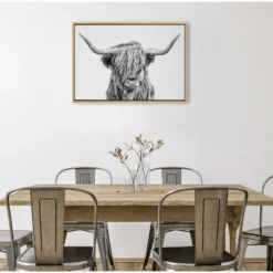 23" X 33" Sylvie Highland Cow II Framed Canvas By Simon Te Of Tai Prints Natural - Kate & Laurel All Things Decor 10 23" X 33" Sylvie Highland Cow II Framed Canvas By Simon Te Of Tai Prints Natural - Kate & Laurel All Things Decor -Safavieh Store GUEST ff7effe1 7609 4c48 947e ae3610e1daf9