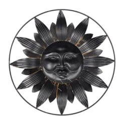 Metal Sunburst Indoor Outdoor Wall Decor With Distressed Copper Like Finish Brown - Olivia & May -Safavieh Store GUEST ffbbc4a7 f0b5 40af beb7 83490c5dc354